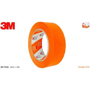 3M 77324 Orange 211E Masking Tape 36mm × 50m blacharskolakierniczy.pl