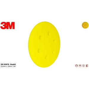 3M 05876 Hookit Tarcza Robocza 150mm x 19mm / 6H blacharskolakierniczy.pl