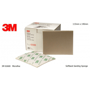 3M 02600 Microfine Softback Sanding Sponge blacharskolakierniczy.pl