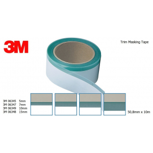 3M 06345 Trim Masking Tape 5mm / 50,8mm x 10m blacharskolakierniczy.pl