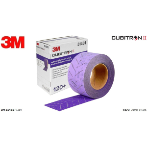 3M 51431 P120+ 737U Cubitron II 70mm x 12m Hookit blacharskolakierniczy.pl