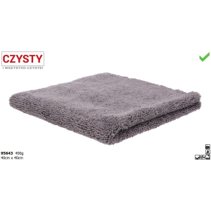 CZYSTY 95643 Mikrofibra 40cm x 40cm Bezszwowa 400g blacharskolakierniczy.pl
