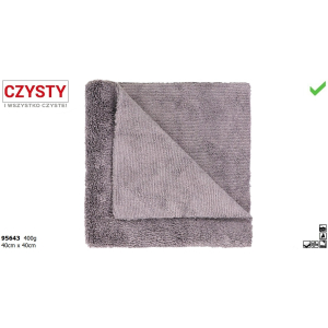 CZYSTY 95643 Mikrofibra 40cm x 40cm Bezszwowa 400g blacharskolakierniczy.pl