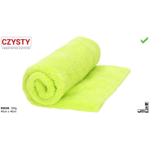CZYSTY 95636 Mikrofibra 40cm x 40cm Bezszwowa 350g blacharskolakierniczy.pl