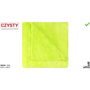 CZYSTY 95636 Mikrofibra 40cm x 40cm Bezszwowa 350g blacharskolakierniczy.pl