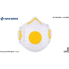FS FILTER SERVICE  PÓŁMASKA FILTRUJĄCA Z ZAWORKIEM FS-O17V FFP1 NR D  4 x NDS blacharskolakierniczy.pl