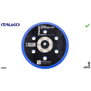 ITALKO 32583 Tarcza Robocza 6H/150mm Rzep Mocowanie 5/16“ blacharskolakierniczy.p