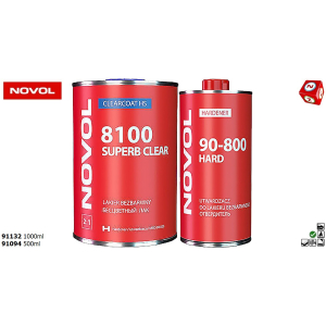 NOVOL 8100 SUPERB CLEAR  1000ml 91132, HARD 90-800 500ml STANDARD 91094 blacharskolakierniczy.pl