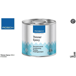 Rosch Thinner Epoxy 500ml  blacharskolakierniczy.pl
