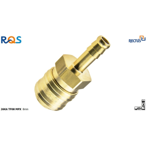 RECTUS RQS 26KA TF08 MPX  8mm Szybkozłącze pneumatyczne blacharskolakierniczy.pl