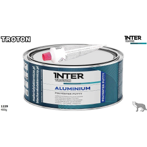 INTER TROTON 1229 Aluminium Polyester Putty 400g blacharskolakierniczy.pl