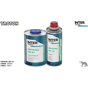 INTER TROTON CRYSTAL 14949 / 14951 Acrylic Clearcoat 1500ml blacharskolakierniczy.pl