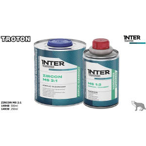 INTER TROTON ZIRCON 14948 / 14939 Acrylic Clearcoat 750ml blacharskolakierniczy.pl